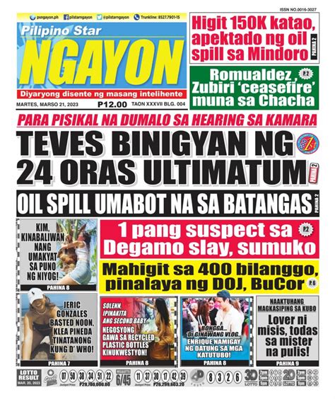 philstar news ngayon|Nation .